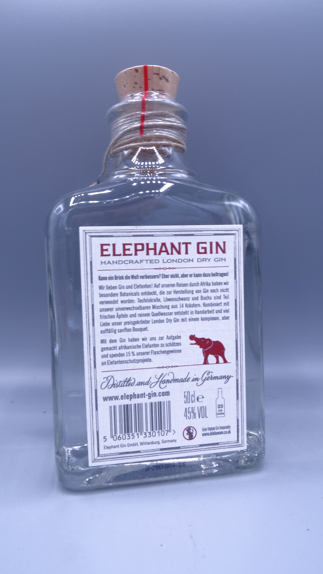 Elephant London Dry Gin 0,5l - 45% vol