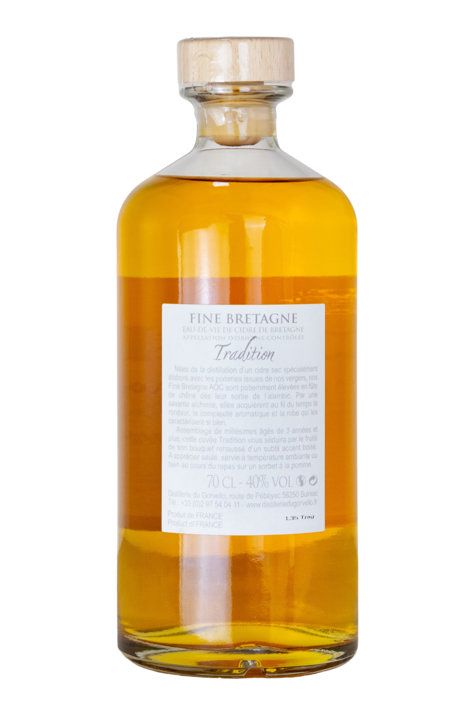Fine Bretagne Tradition AOC - Cidre - 40% vol - 0,7l Flasche