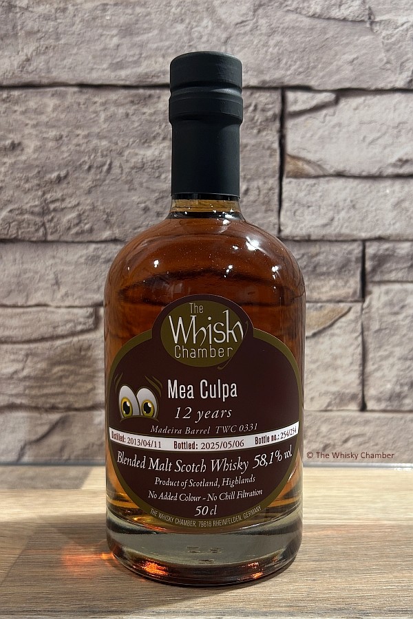 Mea Culpa (TWC) 2013, 12 Jahre, 58,1%vol, Madeira Barrel - Highland Blended Malt - 0,5l Flasche