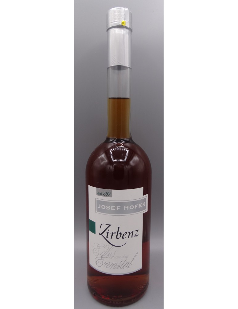 Zirbenz Zirbenschnaps von Josef Hofer - Edles aus den Ennstal - seit 1797 - Österreich / Steiermark 0,7l Flasche - 35% vol