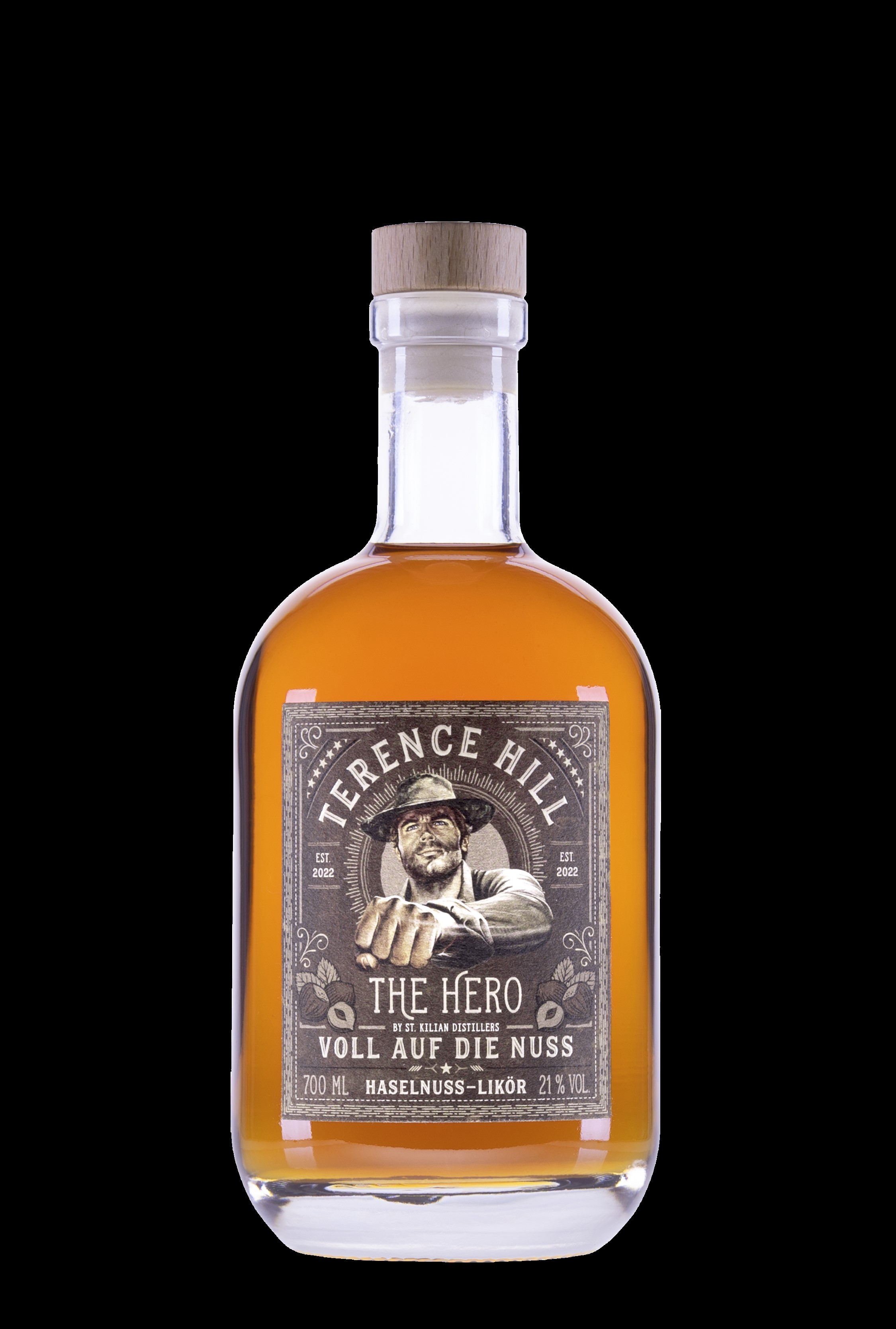 TERENCE HILL - THE HERO -  VOLL AUF DIE NUSS - 0,7 l - 21% vol