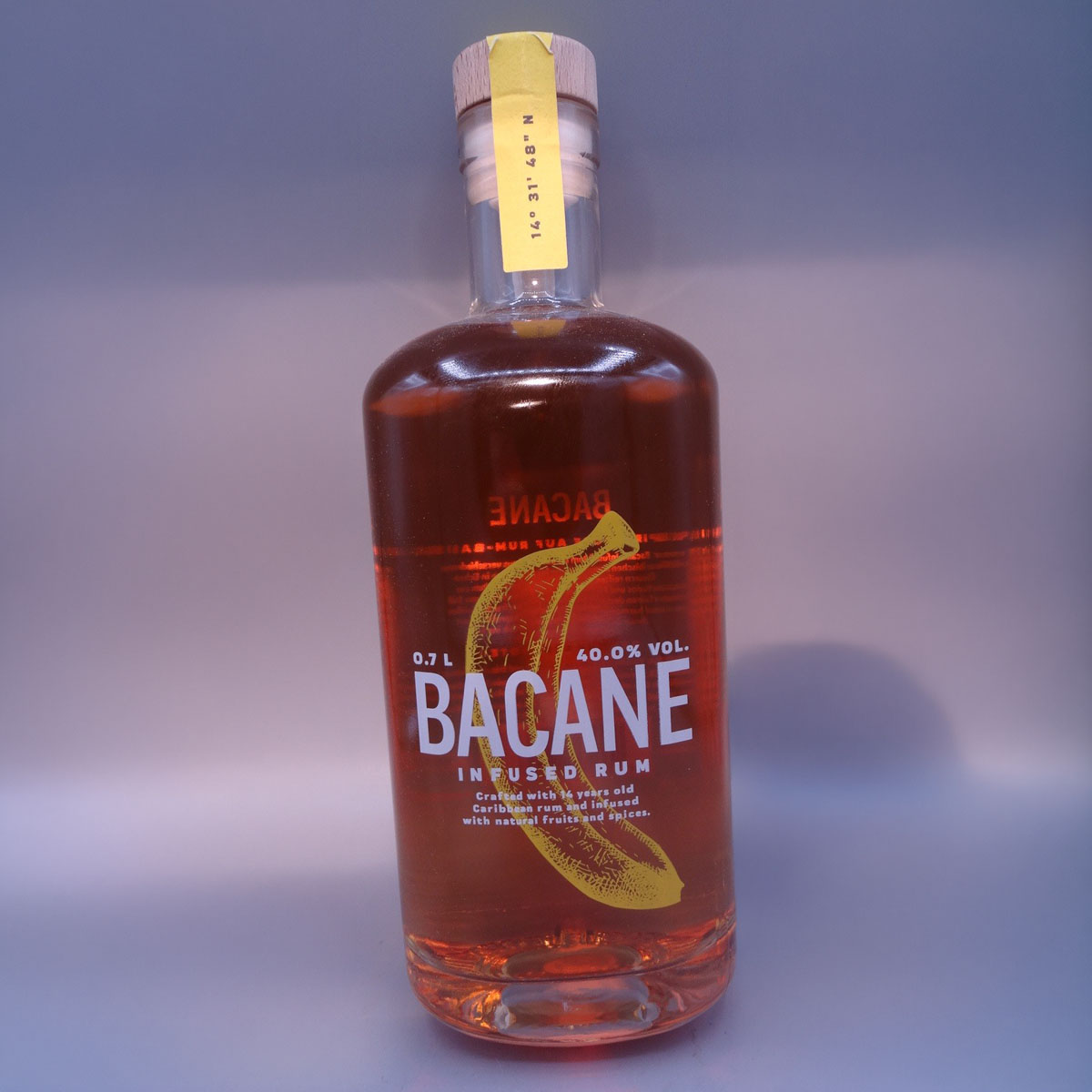 BACANE Infused Rum - 40,0% vol - 0,7l Flasche (Barbados und Panama) bis zu 14 Jahren