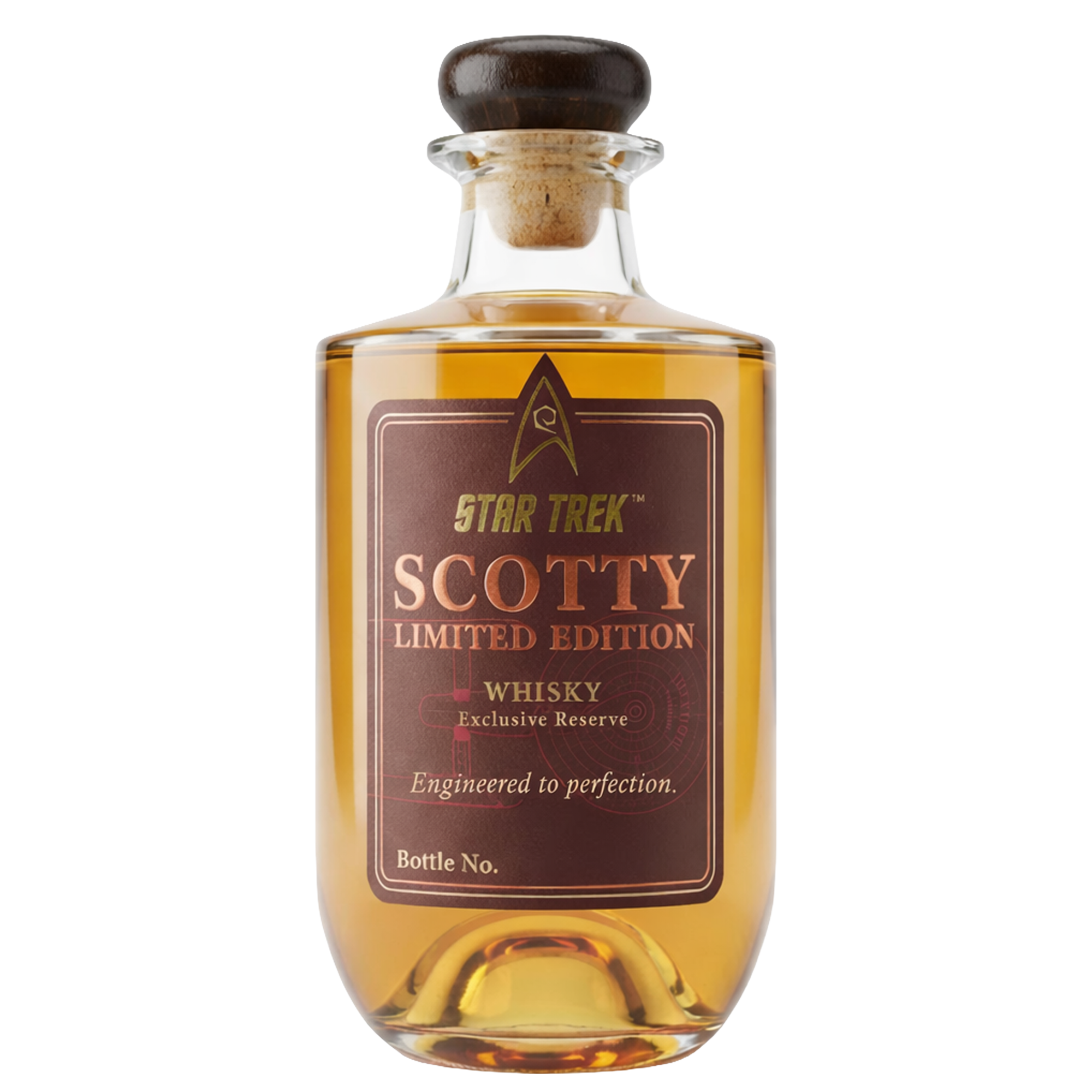 SCOTTY WHISKY - Star Trek - Limited Edition - 40%vol - 700 ml Flasche - V-SINNE