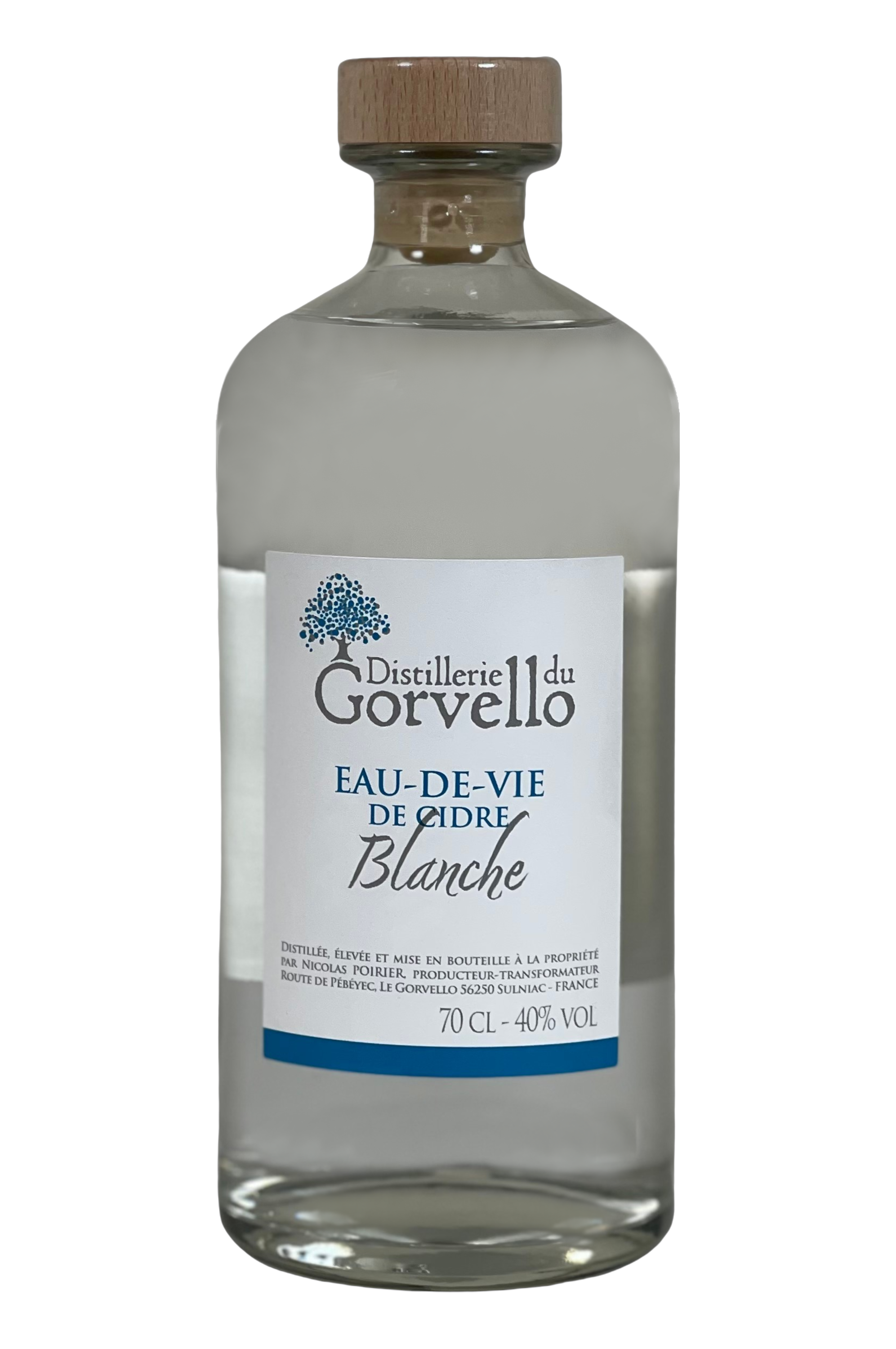 Eau-de-Vie Cidre Blanche - 40% - 0,7l Flasche