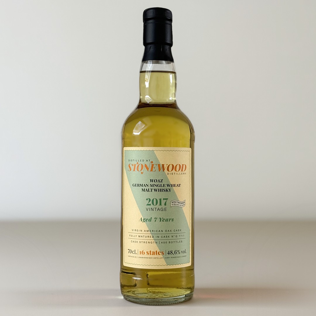 STONEWOOD 2017 Vintage - 7 Years - German Single Malt Whisky - 0,7l Flasche - 48,6% vol