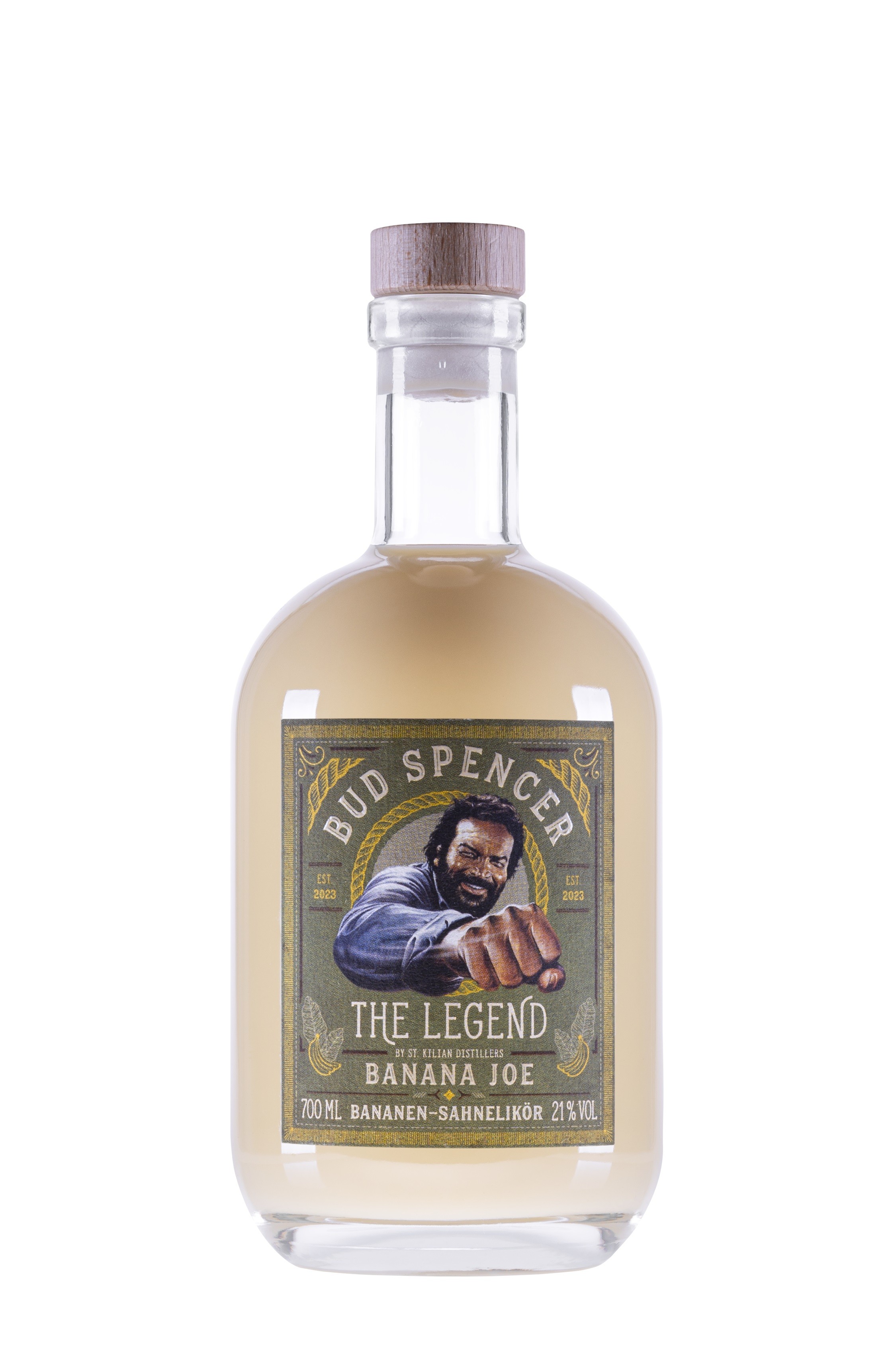 Bud Spencer  - BANANA JOE - 0,7l Flasche - 21% vol, Bananen-Sahnelikör