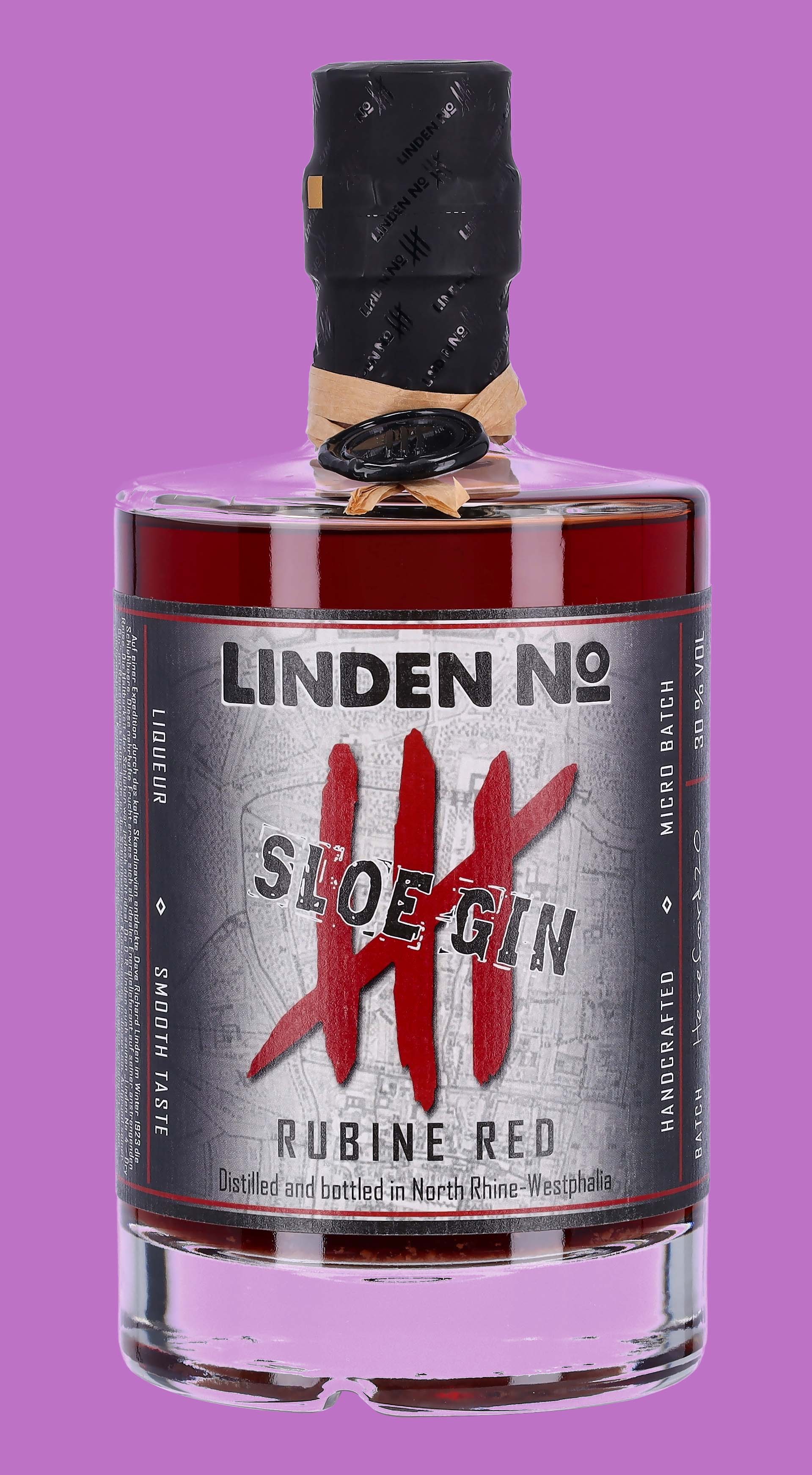 LINDEN NO.4 SLOE GIN (Rubine Red) 0,5l Gin-Likör 30%vol