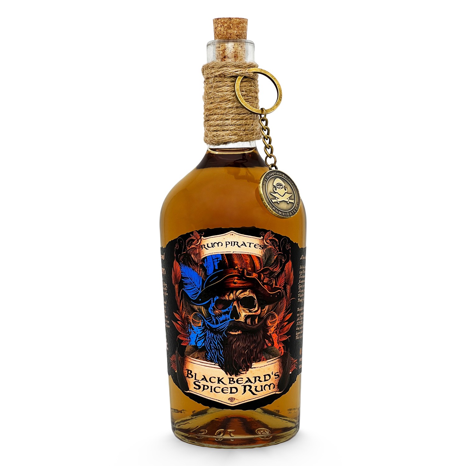 BLACK BEARD`S SPICED Gold RUM (0,7l Flasche) 40% vol