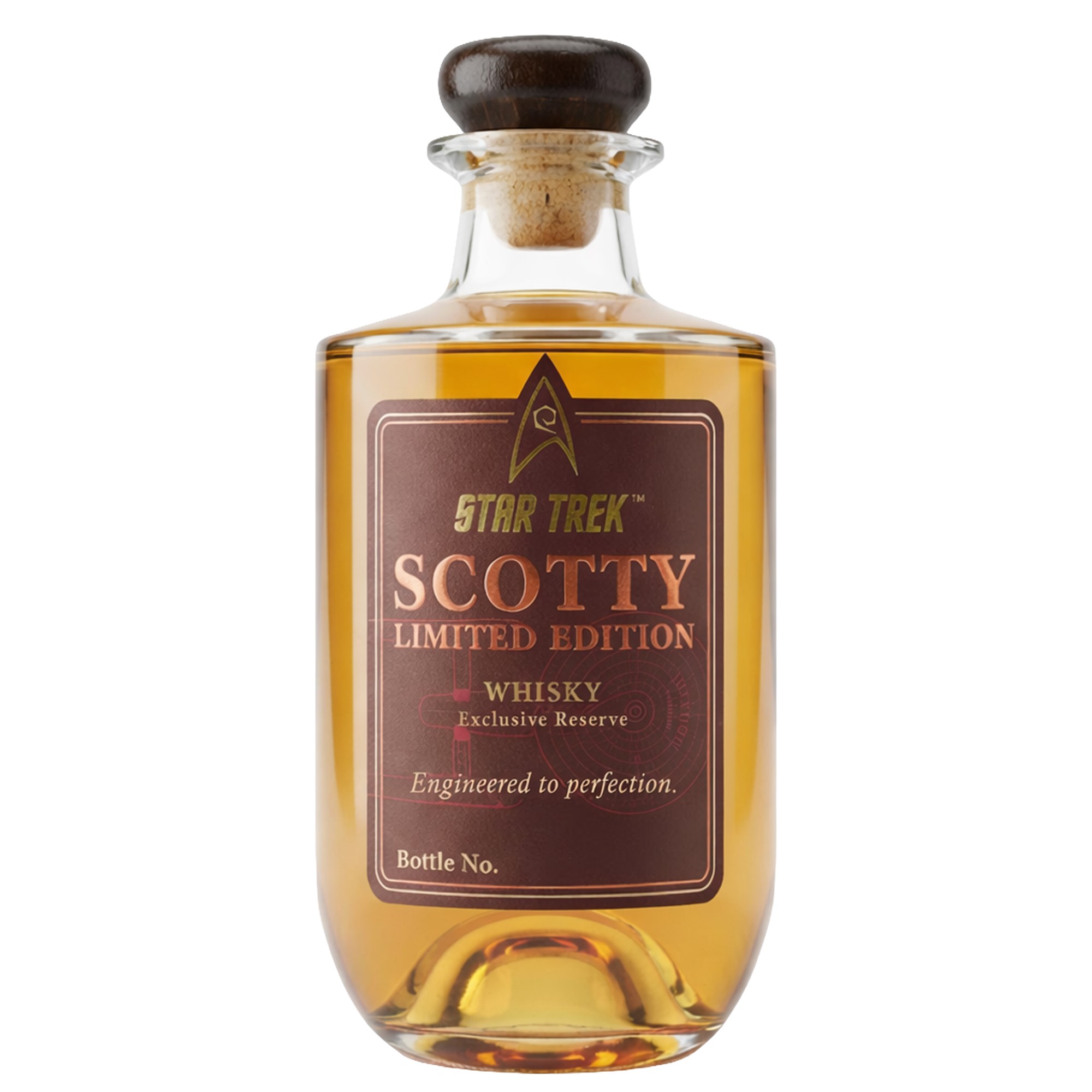 SCOTTY WHISKY - Star Trek - Limited Edition - 40%vol - 700 ml Flasche - V-SINNE