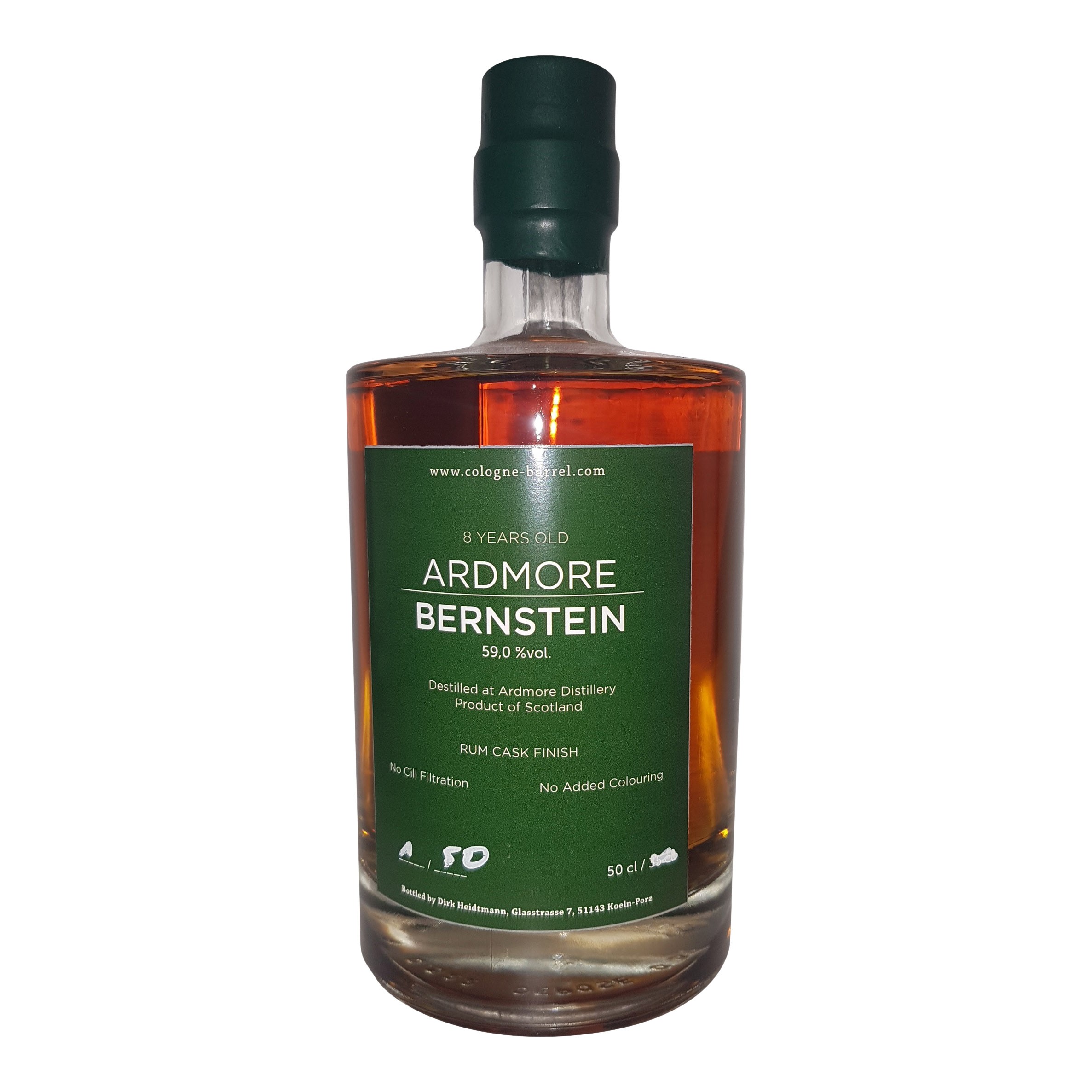 Ardmore BERNSTEIN 8 Years (59,0% vol) plus 1 Nosing Glas gratis