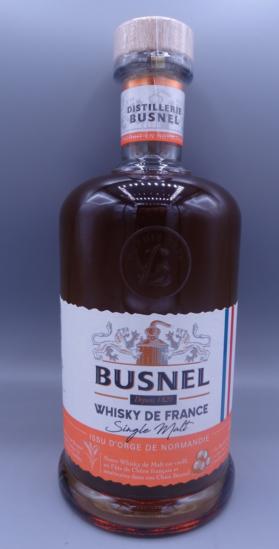 BUSNEL - WHISKY DE FRANCE - Single Malt - 40% vol - 0,7l Flasche